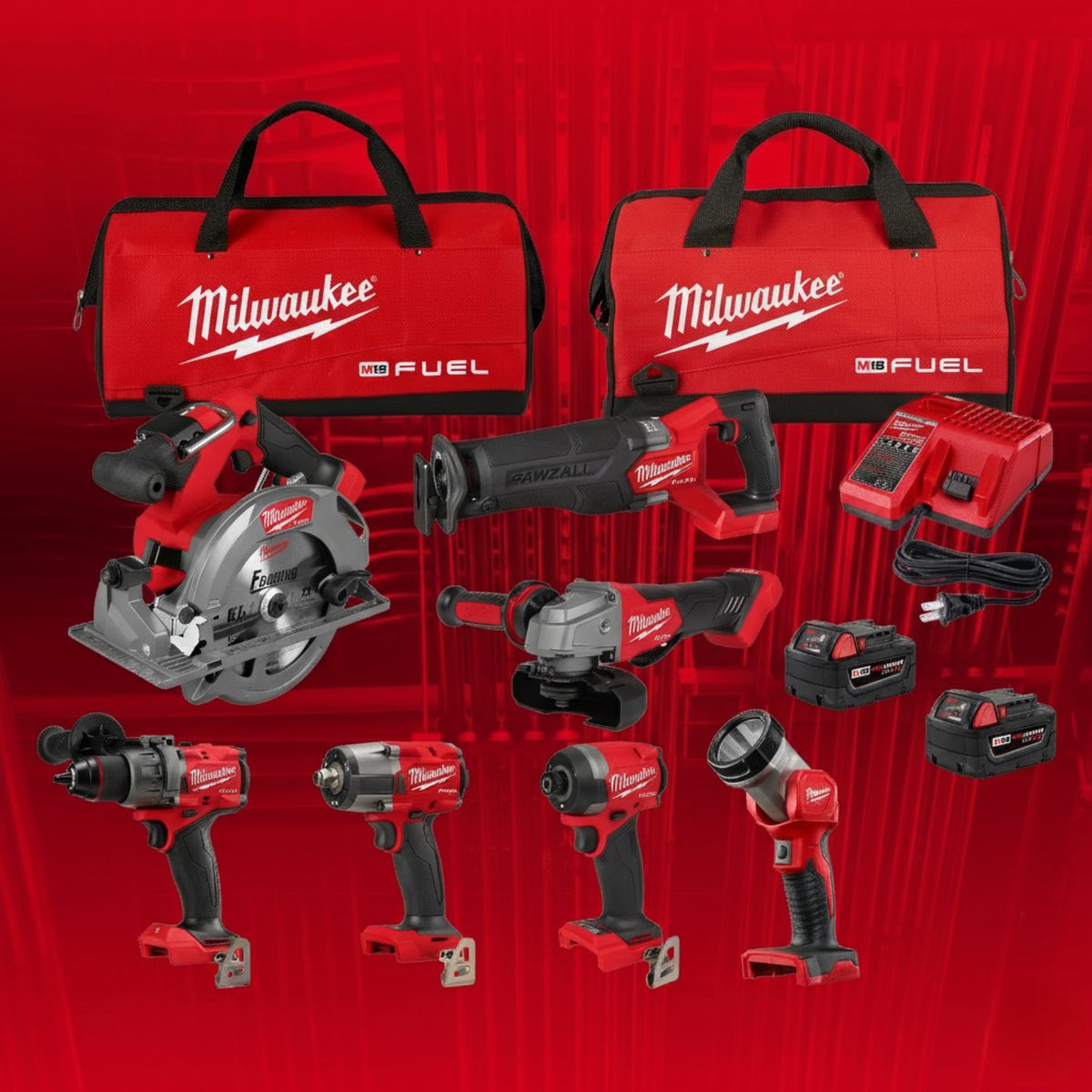 KIT MILWAUKEE – 7 HERRAMIENTAS PROFESIONALES