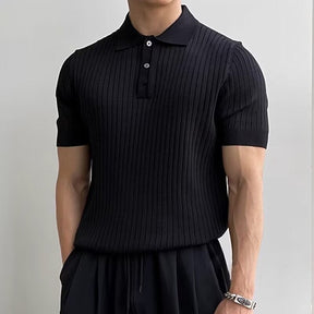 GIMCHEON Knitted Polo Shirt
