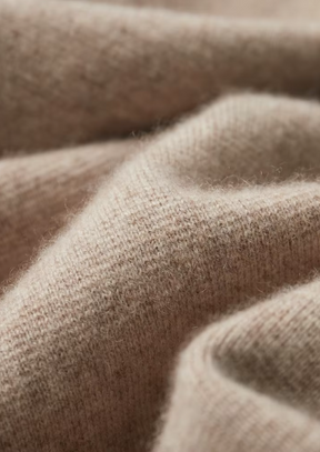 EXTRA-FINE MERINO WOOL ZIP POLO CARDIGAN