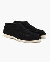 High Suede Loafers