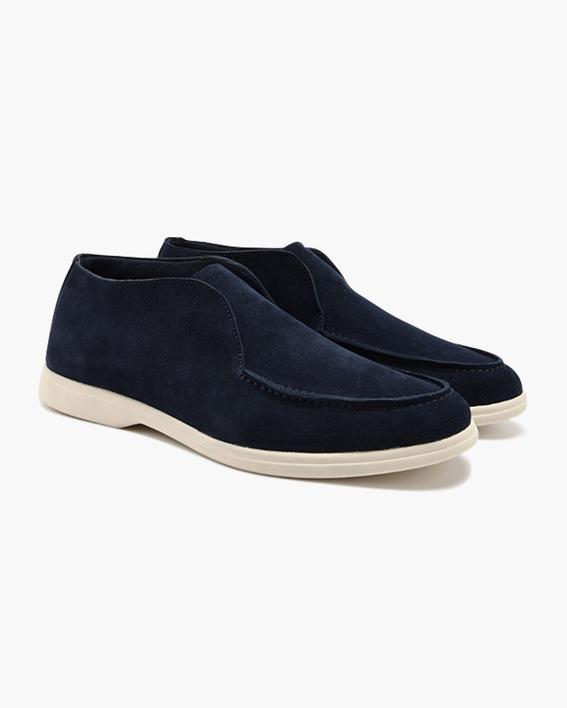 High Suede Loafers