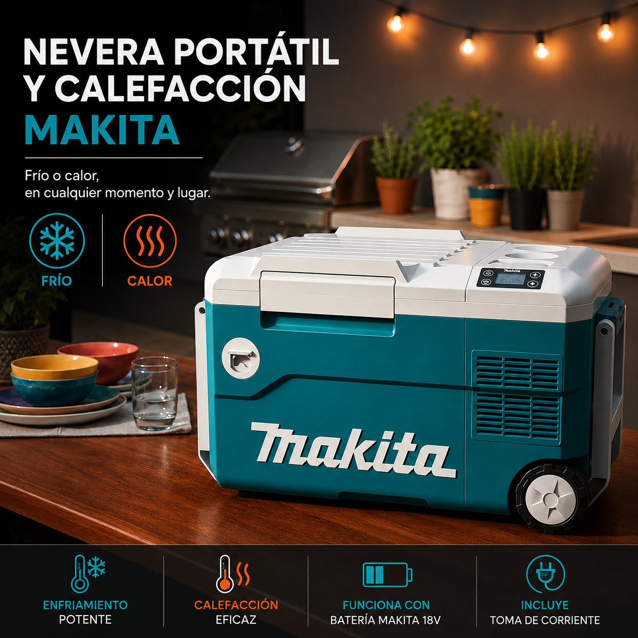 Refrigerador Y Calefactor – MAKITA 20L
