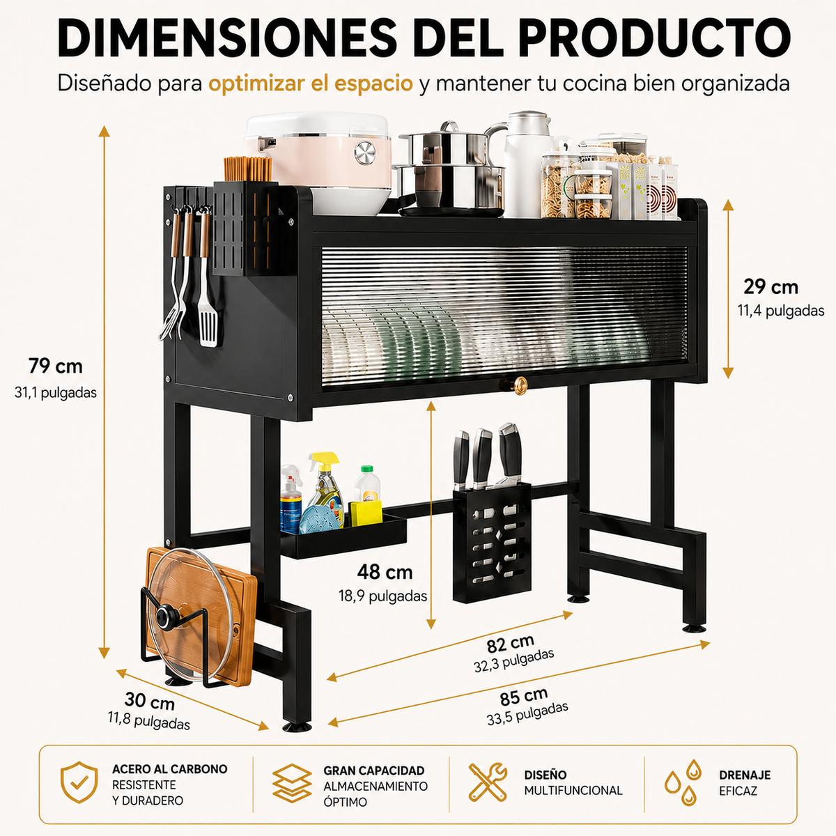 Escurridor Pro Five - ¡TU COCINA LO MERECE