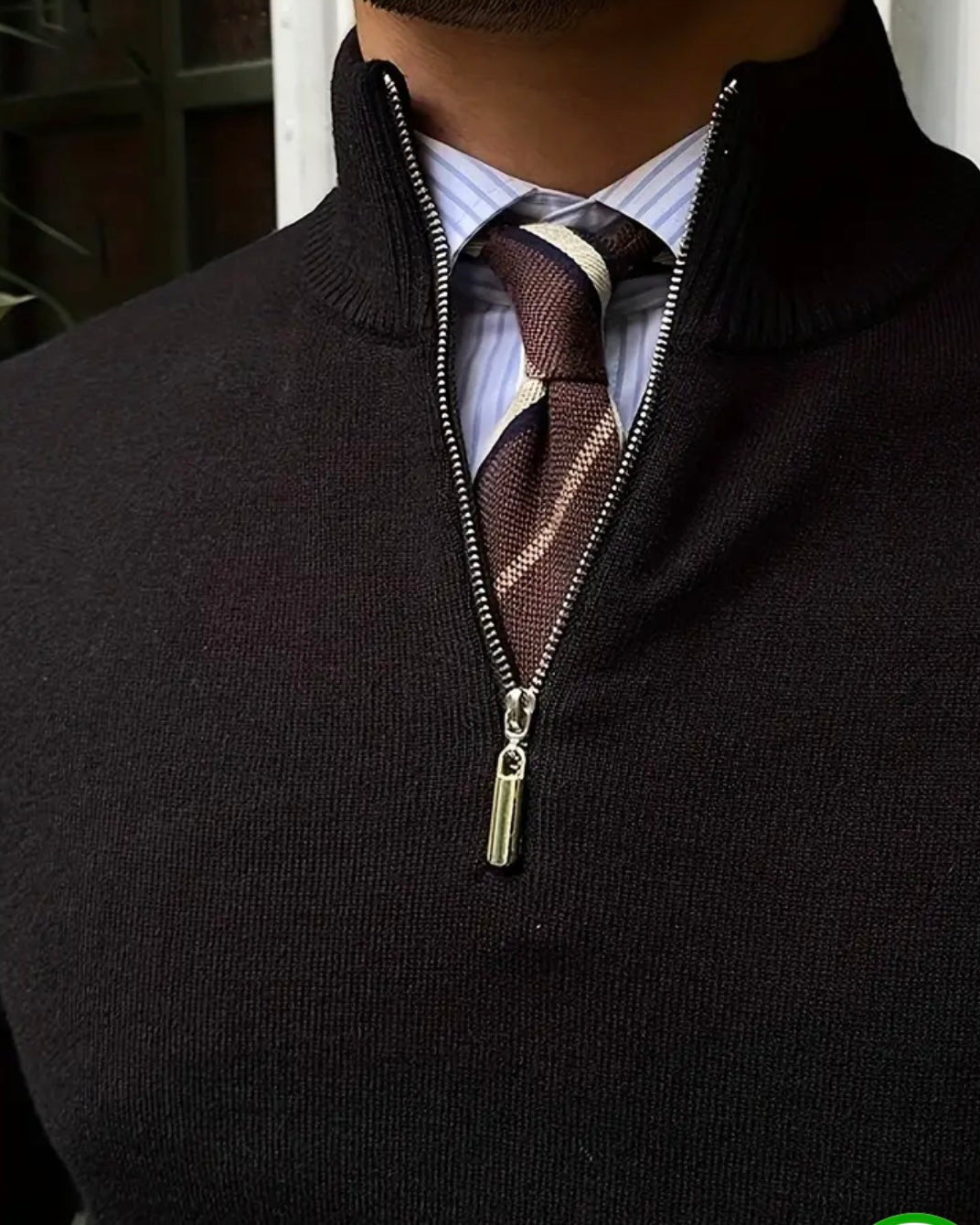 ROMA Quarter Zip Sweater