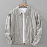 Constantino Taro Cotton Linen Zip Jacket