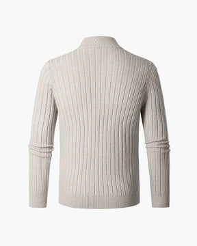 ZERMATT High Collar Half Zip Sweater