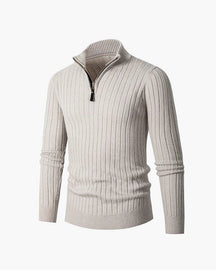 ZERMATT High Collar Half Zip Sweater