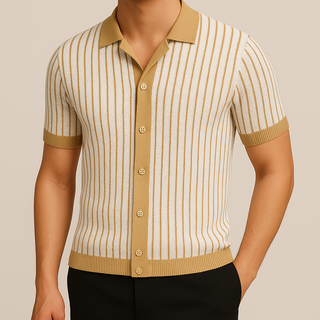 Monaco Textured Knit Polo