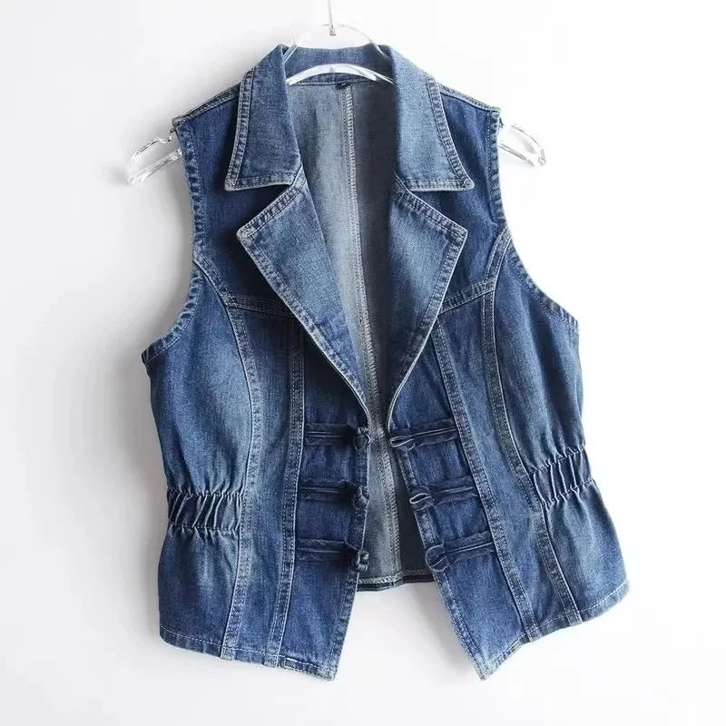 Constantino Astoria Denim Waistcoat