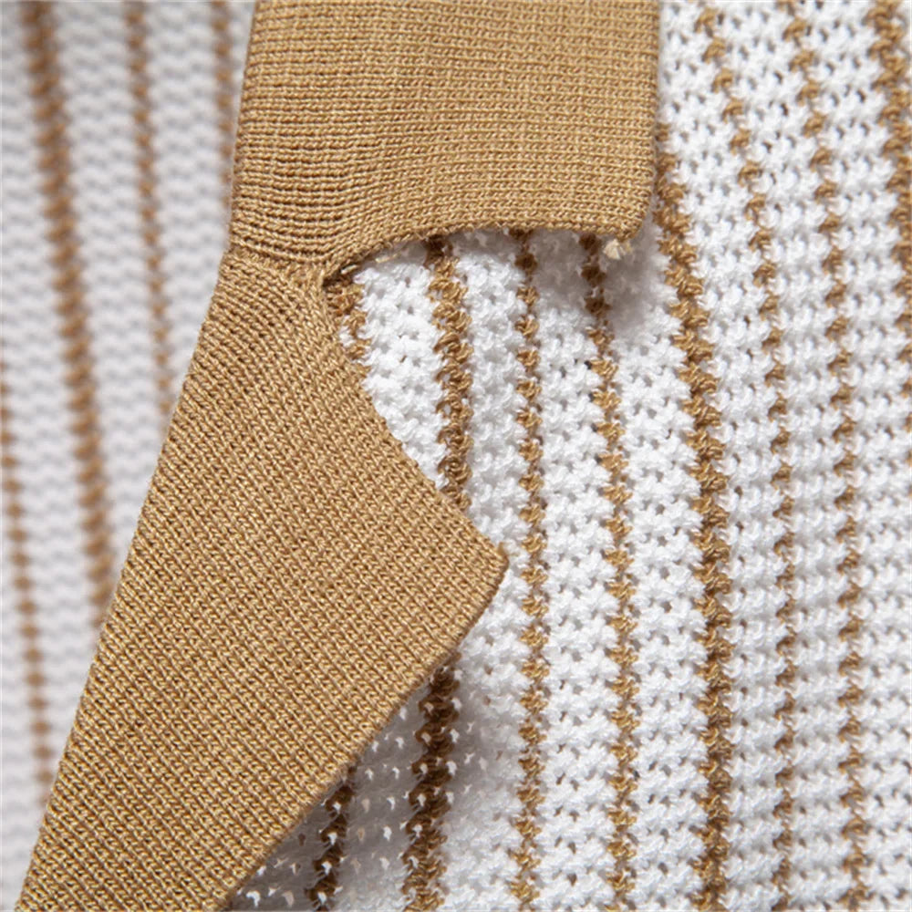 Monaco Textured Knit Polo