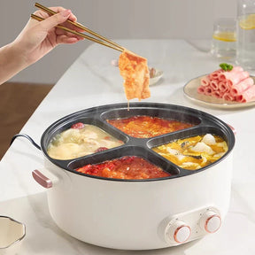 Sartén Multifuncional 4 en 1 - MÁS PRACTICIDAD EN LA COCINA CON 6L