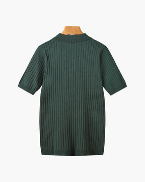 GIMCHEON Knitted Polo Shirt