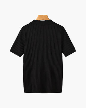 GIMCHEON Knitted Polo Shirt
