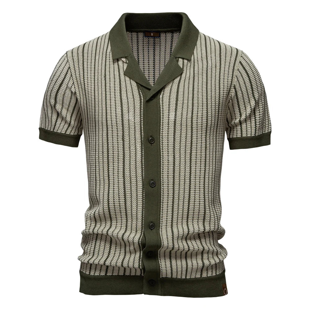 Monaco Textured Knit Polo