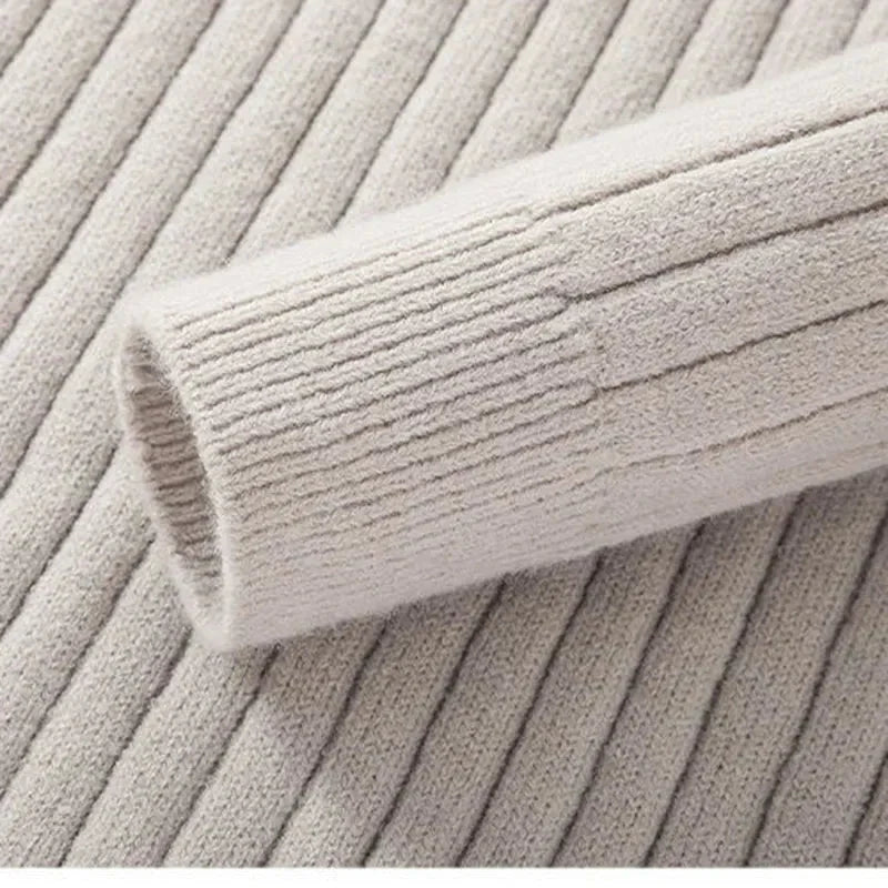 ZERMATT High Collar Half Zip Sweater