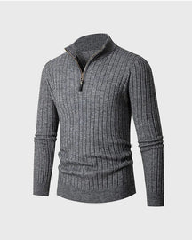 ZERMATT High Collar Half Zip Sweater