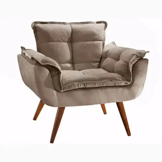 Kit 02 Sillón Opala Decorativo Patas Palito