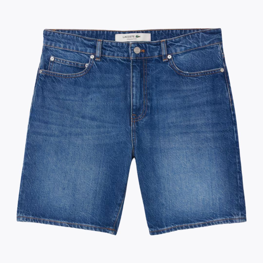 LC Straight Fit Denim Bermuda Shorts