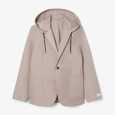 LC Twill Blazer with Hood