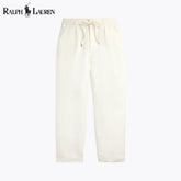 RL Lateef Relaxed Fit Pleated Linen Pant