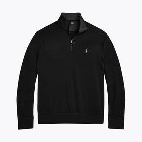 RL Luxury Jersey Quarter-Zip Pullover