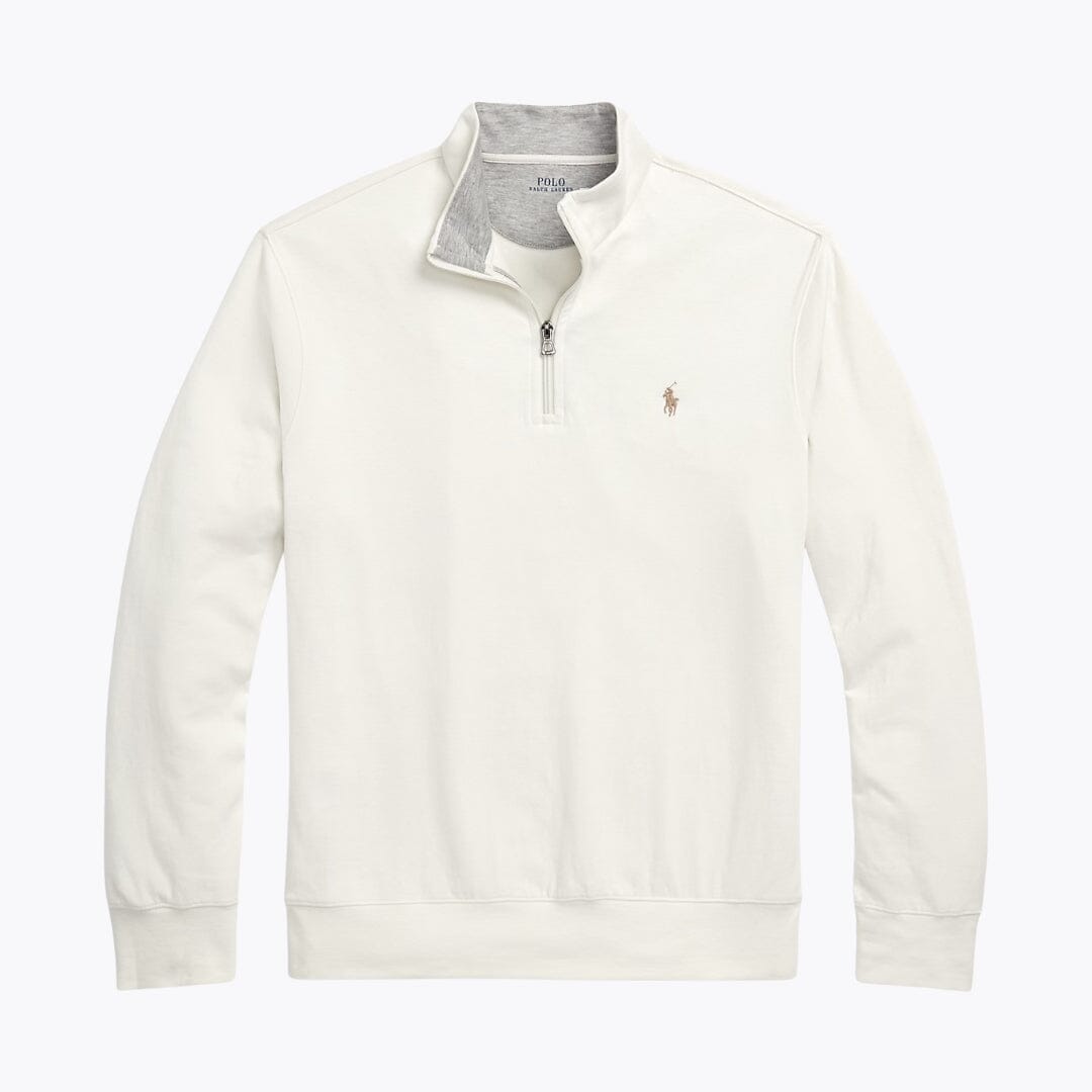RL Luxury Jersey Quarter-Zip Pullover