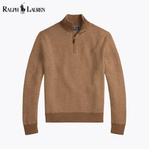 RL Washable Wool Quarter-Zip Sweater