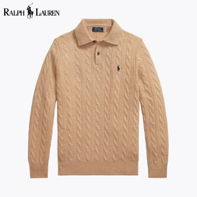 RL Wool–Cashmere Cable-Knit Jumper