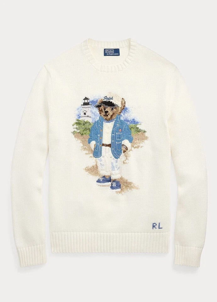 RL Sweate | Blue Polo Bear