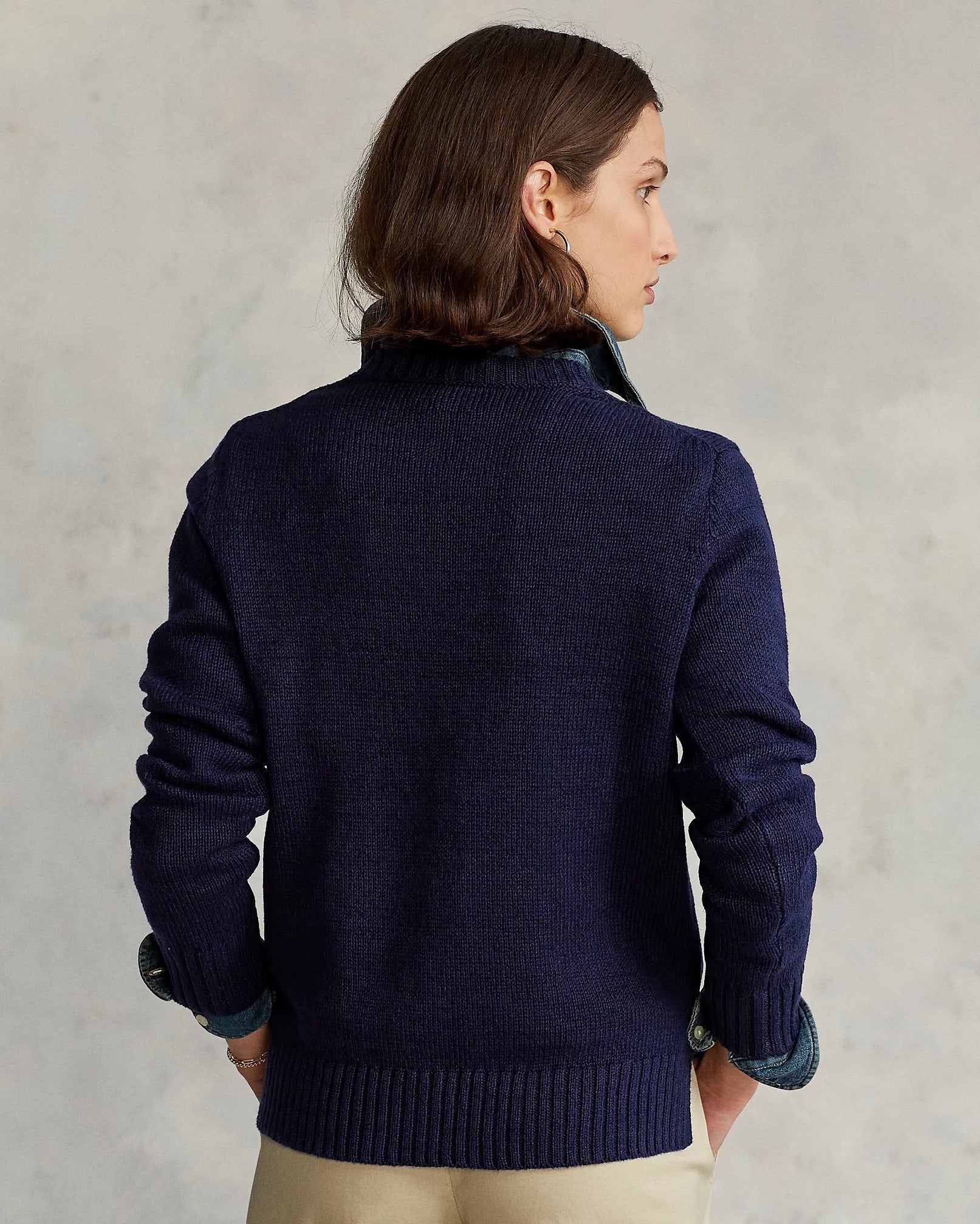 RL Sweater | Linen Crew Neck