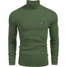 TH Turtleneck Classic Knit Sweater
